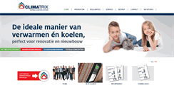 Desktop Screenshot of climatrix.be