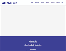 Tablet Screenshot of climatrix.com.br